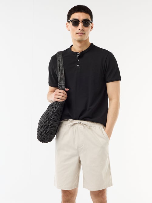 Effen chino short - Kiabi