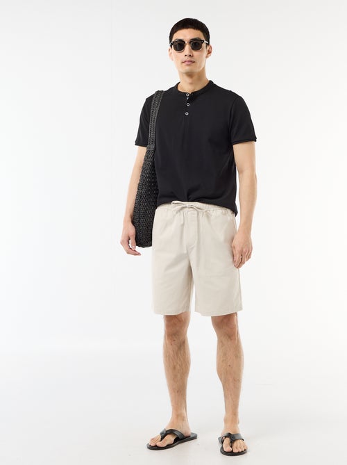 Effen chino short - Kiabi