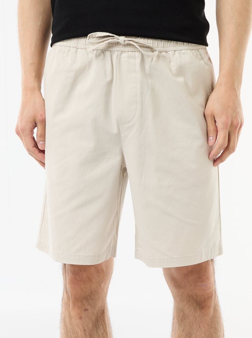 Effen chino short - Kiabi