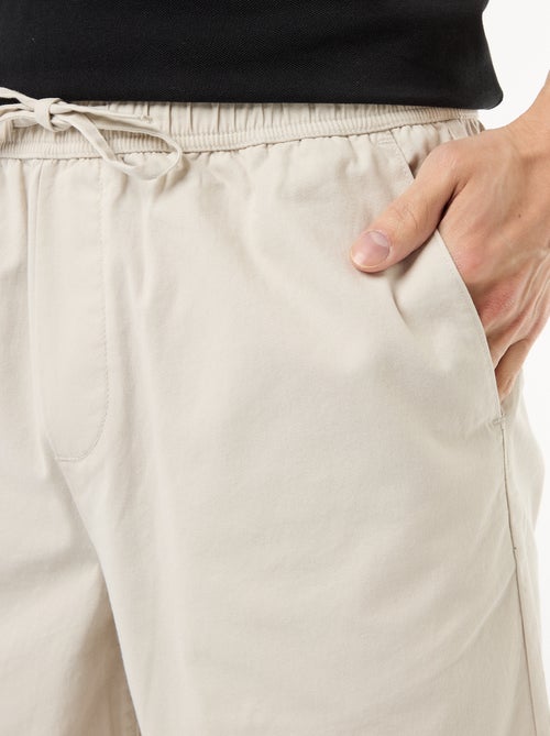 Effen chino short - Kiabi