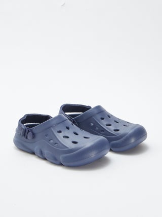Effen clogs van gegoten kunststof