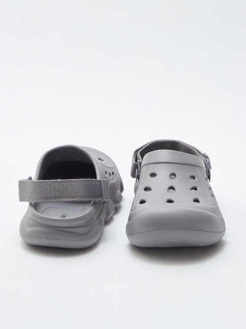 Effen clogs van gegoten kunststof - Kiabi