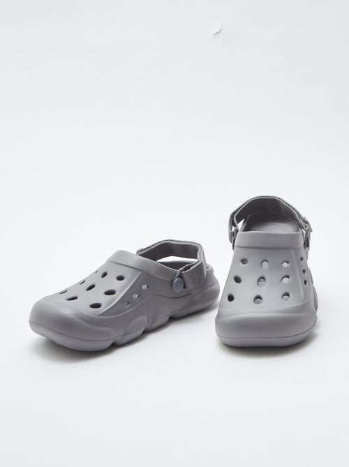 Effen clogs van gegoten kunststof - Kiabi