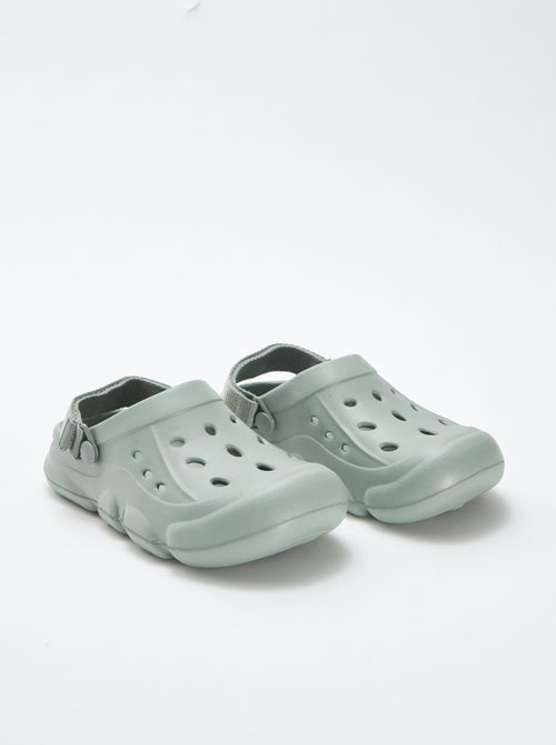 Effen clogs van gegoten kunststof - Kiabi