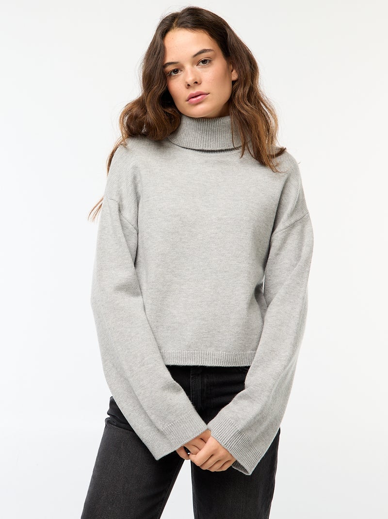 Effen coltrui Grijs - Kiabi