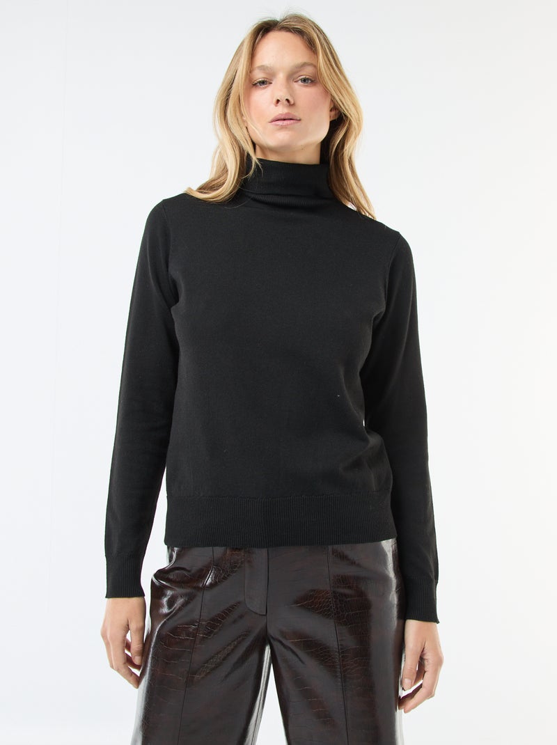 Effen coltrui zwart - Kiabi