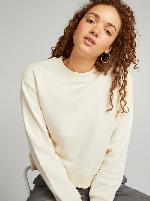 Effen cropped sweater - Kiabi