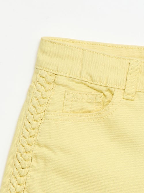 Effen denim bermuda met 5 zakken - Kiabi