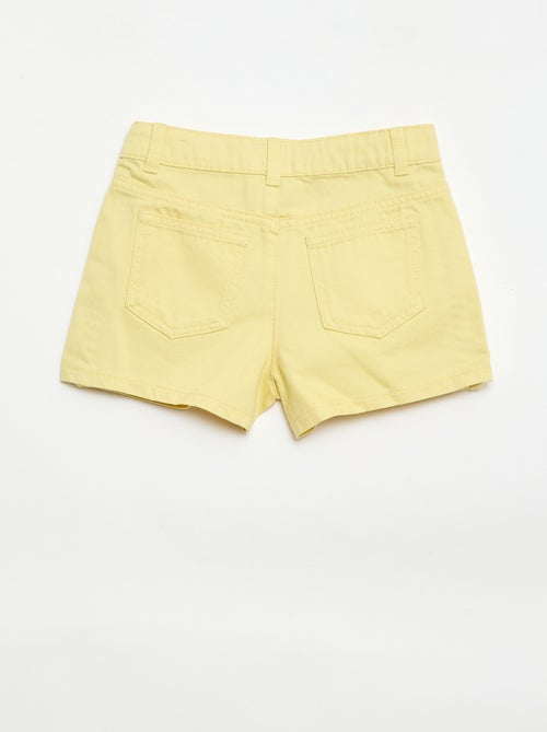 Effen denim bermuda met 5 zakken - Kiabi