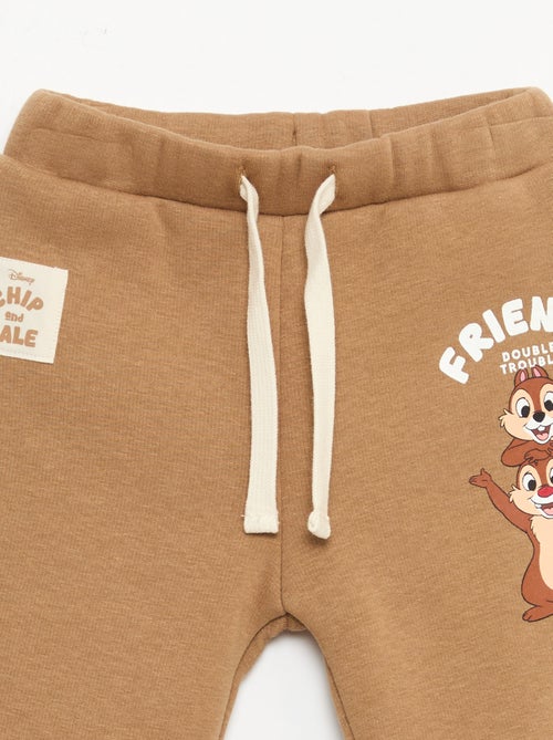 Effen Disney-joggingbroek met Knabbel & Babbel-print - Kiabi