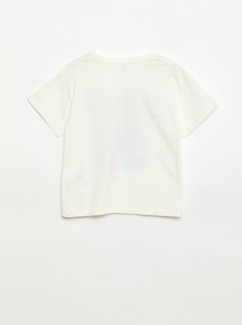 Effen 'Disney' 'Stitch' T-shirt van katoen - Kiabi