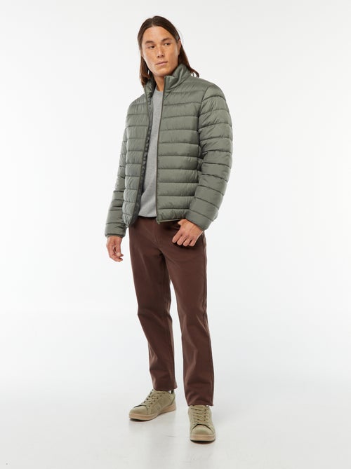 Effen donsjack van dunne stof - Kiabi