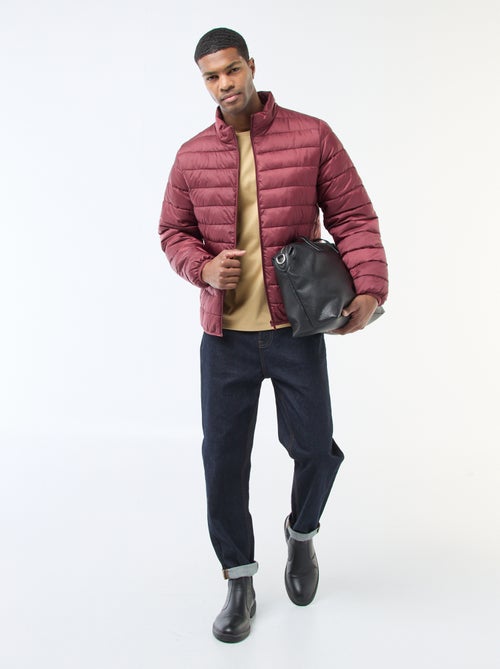 Effen donsjack van dunne stof - Kiabi