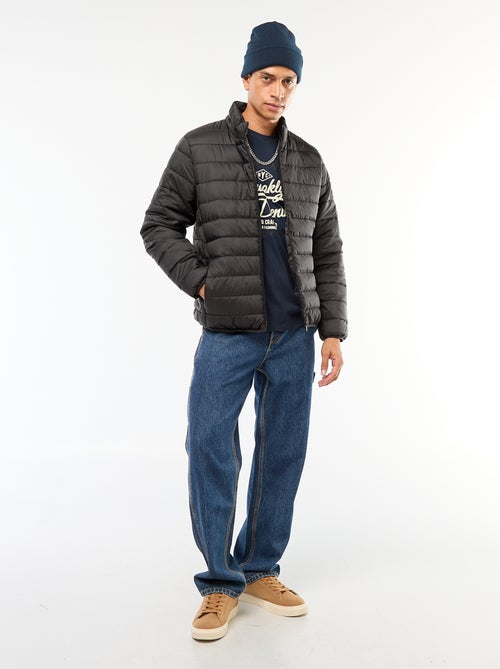 Effen donsjack van dunne stof - Kiabi