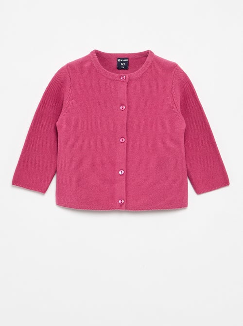 Effen fijngebreid vest - Kiabi Effen fijngebreid vest - Kiabi