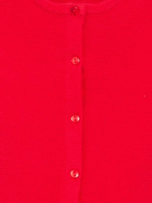 Effen fijngebreid vest - Kiabi