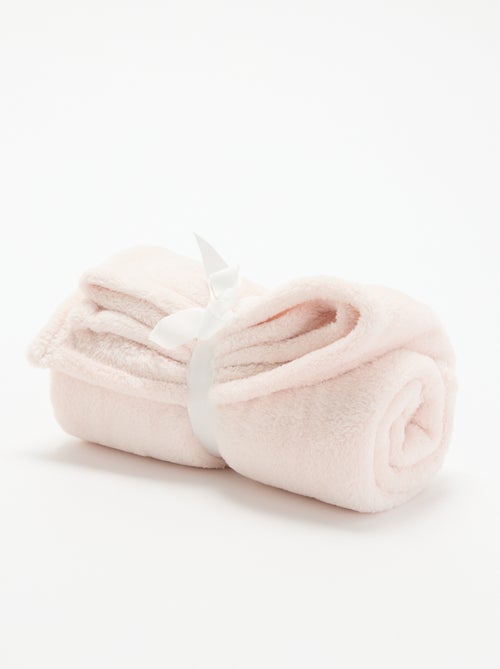 Effen fleece deken - Kiabi Effen fleece deken - Kiabi