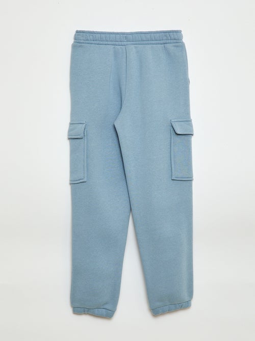 Effen fleece joggingbroek met zakken - Kiabi