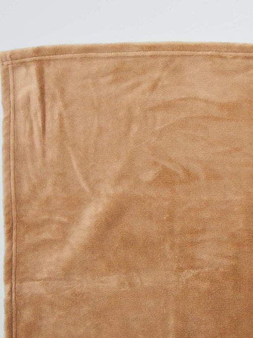 Effen fleecedeken - Kiabi