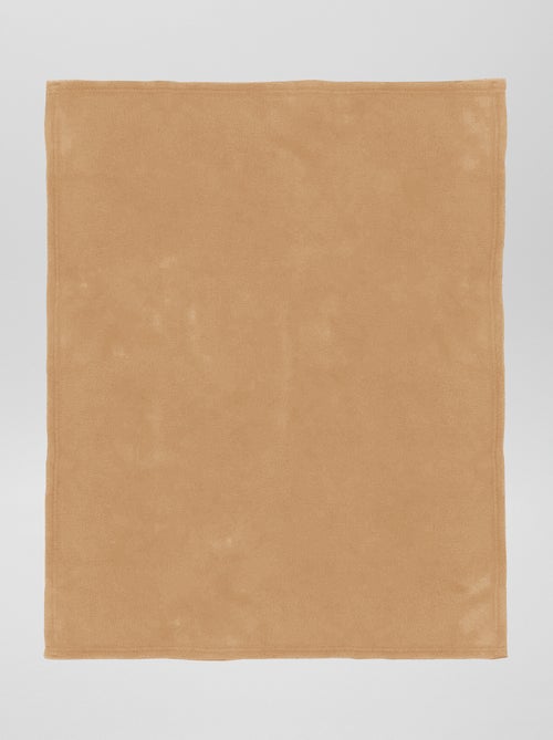 Effen fleecedeken - Kiabi