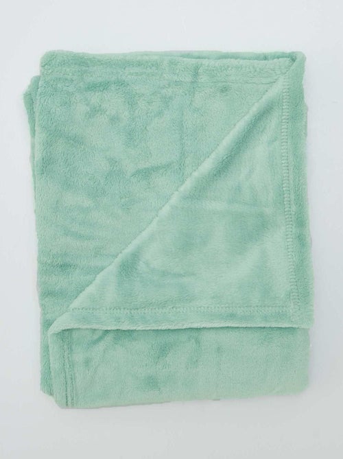 Effen fleecedeken - Kiabi