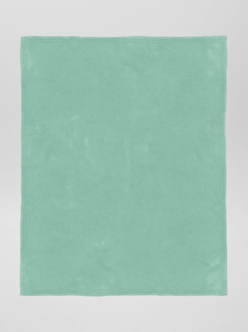 Effen fleecedeken - Kiabi