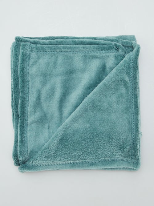 Effen fleecedeken - Kiabi