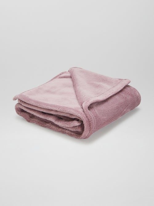 Effen fleecedeken - Kiabi