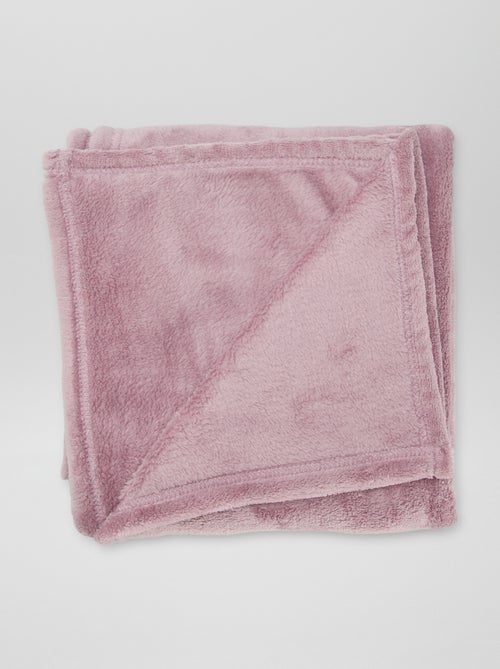 Effen fleecedeken - Kiabi