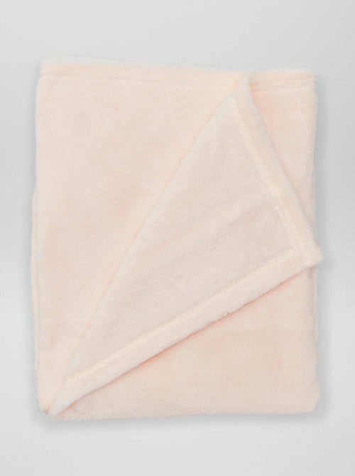 Effen fleecedeken - Kiabi