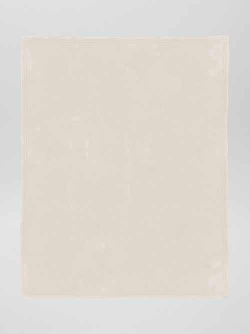 Effen fleecedeken - Kiabi