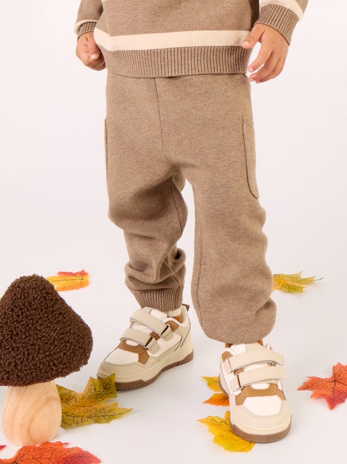 Effen gebreide broek - Kiabi
