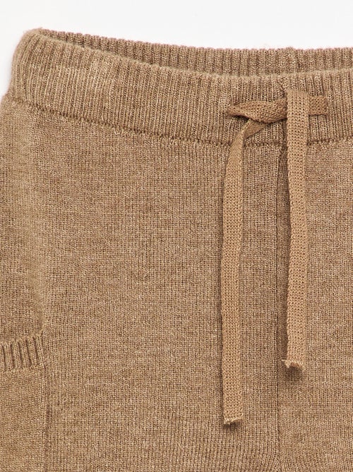 Effen gebreide broek - Kiabi