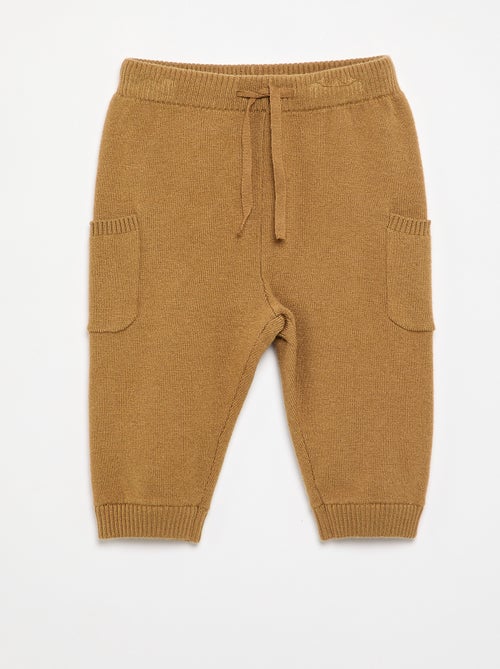 Effen gebreide broek - Kiabi Effen gebreide broek - Kiabi