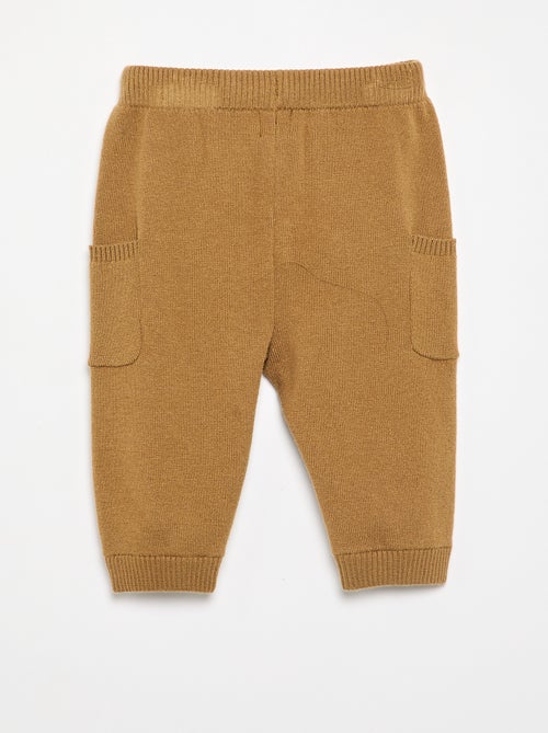 Effen gebreide broek - Kiabi Effen gebreide broek - Kiabi