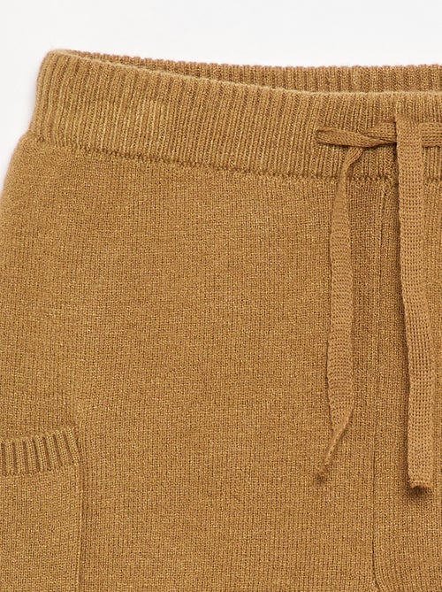 Effen gebreide broek - Kiabi Effen gebreide broek - Kiabi