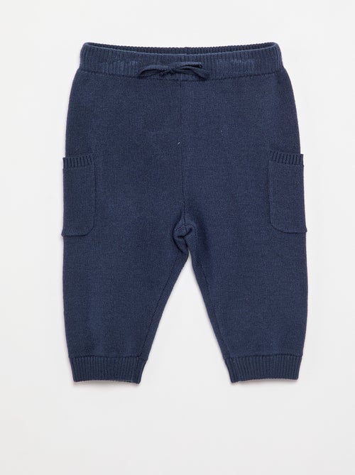 Effen gebreide broek - Kiabi