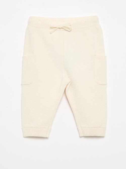 Effen gebreide broek - Kiabi Effen gebreide broek - Kiabi