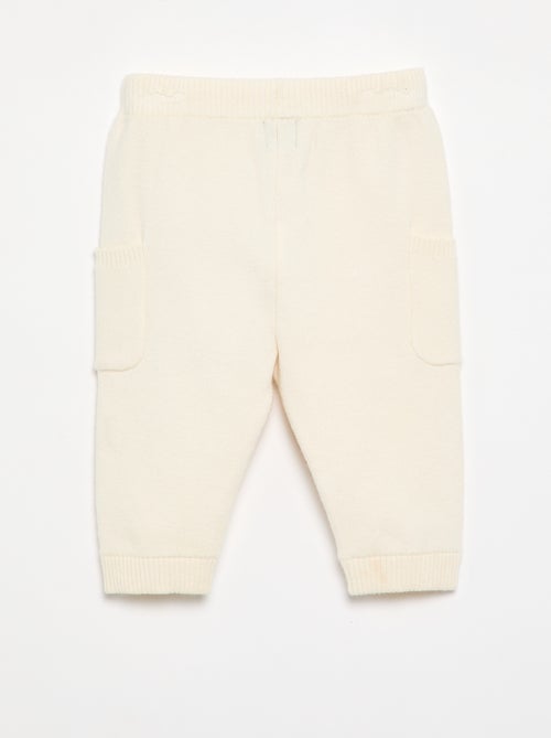 Effen gebreide broek - Kiabi Effen gebreide broek - Kiabi