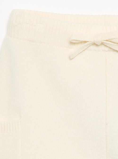 Effen gebreide broek - Kiabi Effen gebreide broek - Kiabi