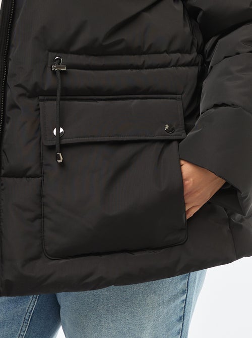 Effen halflang donsjack - Kiabi