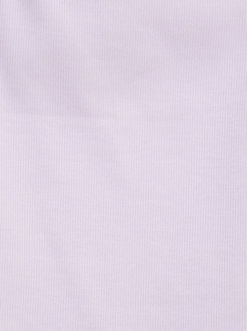 Effen hemdje met dunne ribstof bandjes - Kiabi