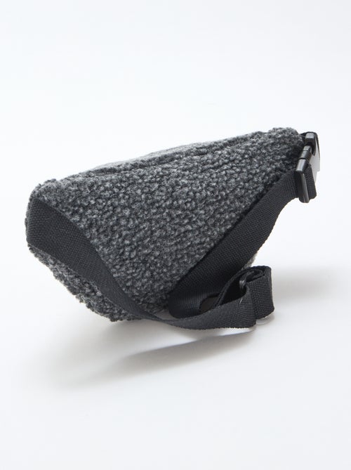 Effen heuptas met schapenvachteffect 27x15 cm - Kiabi