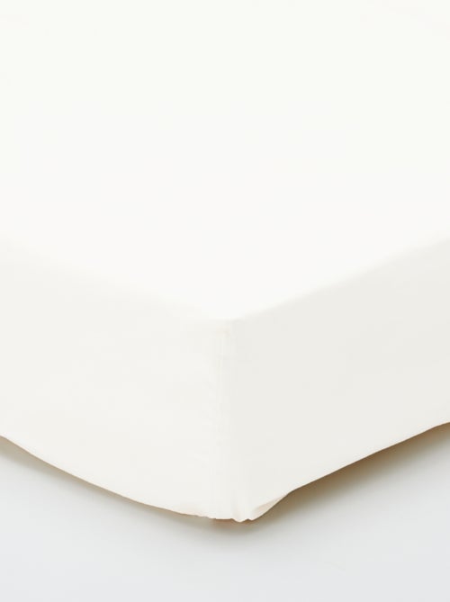 Effen hoeslaken 140 x 200 cm - Kiabi Effen hoeslaken 140 x 200 cm - Kiabi