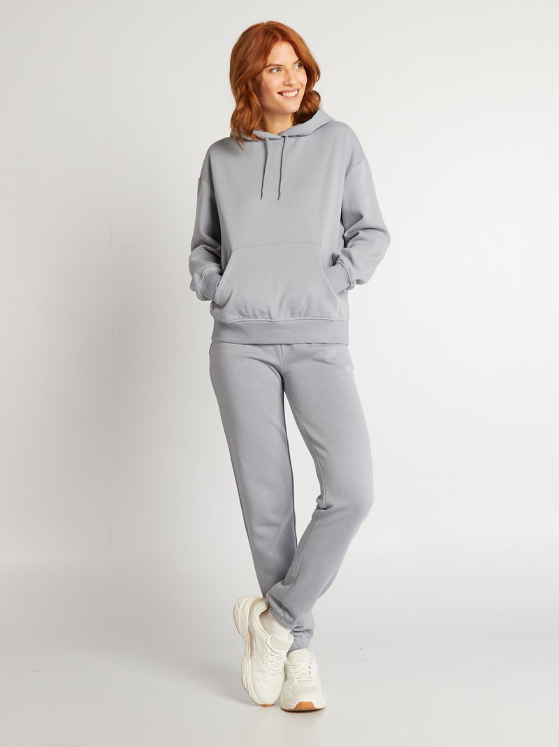 Effen hoodie BLAUW - Kiabi