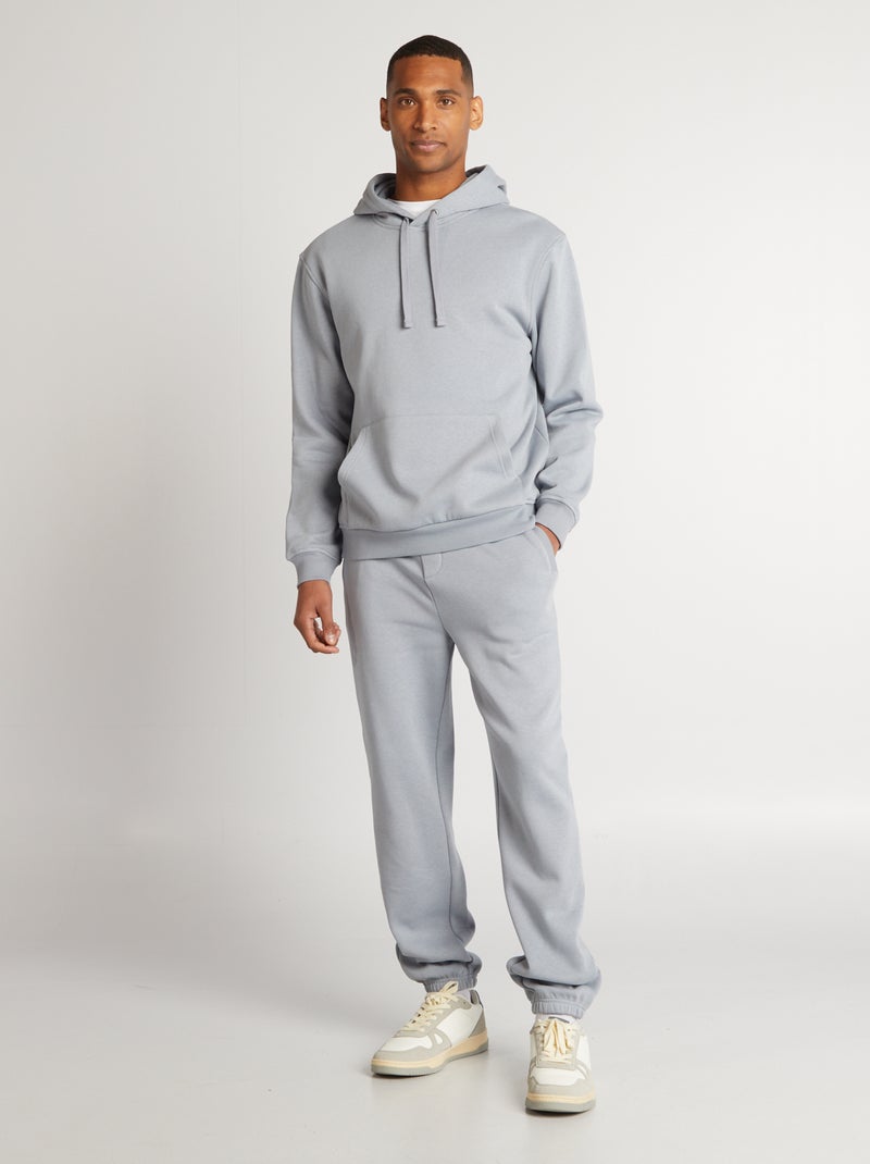 Effen hoodie GRIJS - Kiabi