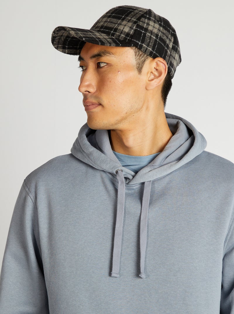 Effen hoodie GRIJS - Kiabi