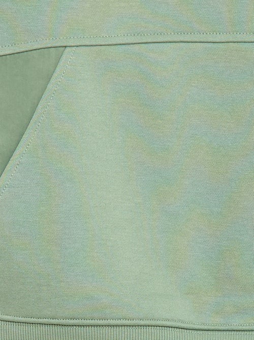 Effen hoodie met kangoeroezak - Kiabi