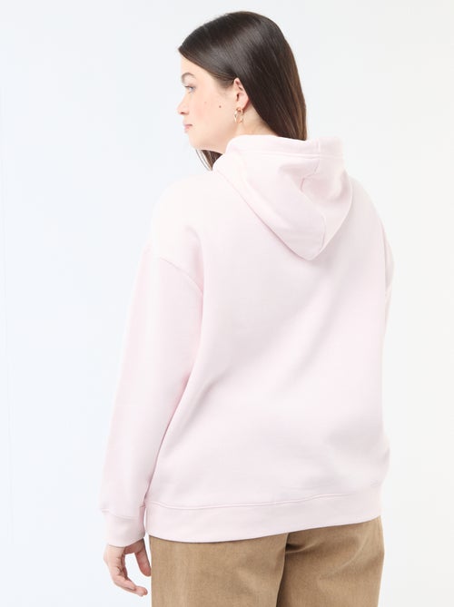 Effen hoodie met kangoeroezak - Kiabi