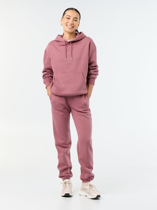 Effen hoodie met kangoeroezak - Kiabi